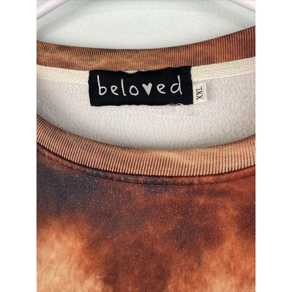 Beloved Pullover Lion All Over Print Graphic Long Sleeve Crewneck Adult 2XL - Picture 3 of 6